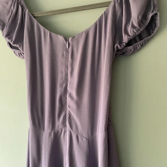 Reformation Hummingbird Dress in Lilac 2